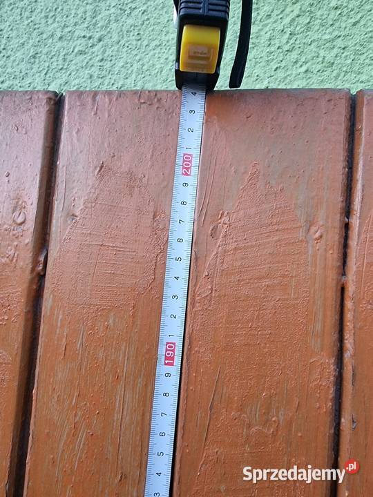 Drewniane drzwi GARAŻOWE 260 x204 zamki 3 małopolskie Kraków