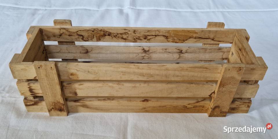 Mała drewniana skrzynka na zioła Pozostałe Warszawa