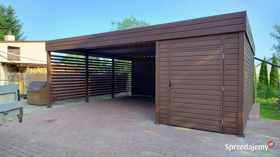 Carport 6x6m 2 samochody Wiata Zadaszenie na
