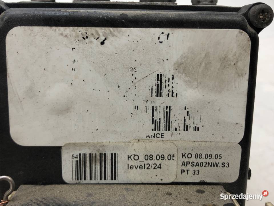 POMPA ABS PEUGEOT 407 SW 18 116 0411 podkarpackie