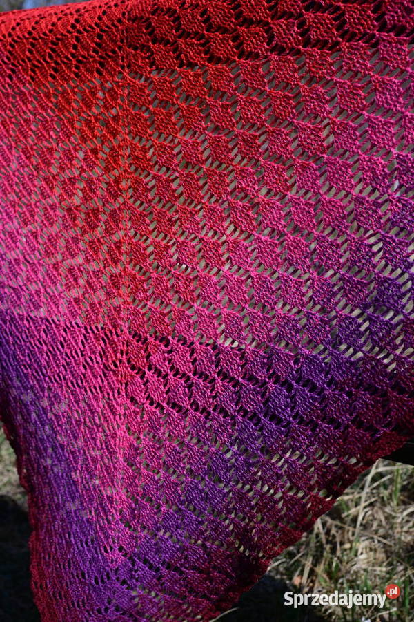 Chusta zrobiona na szydełku Koszalin