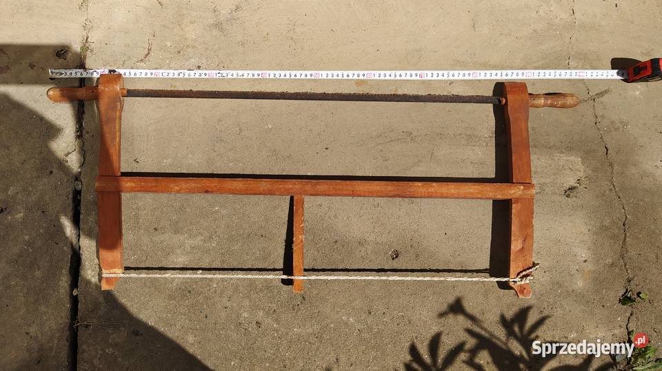 Stara piła stolarska ramowa