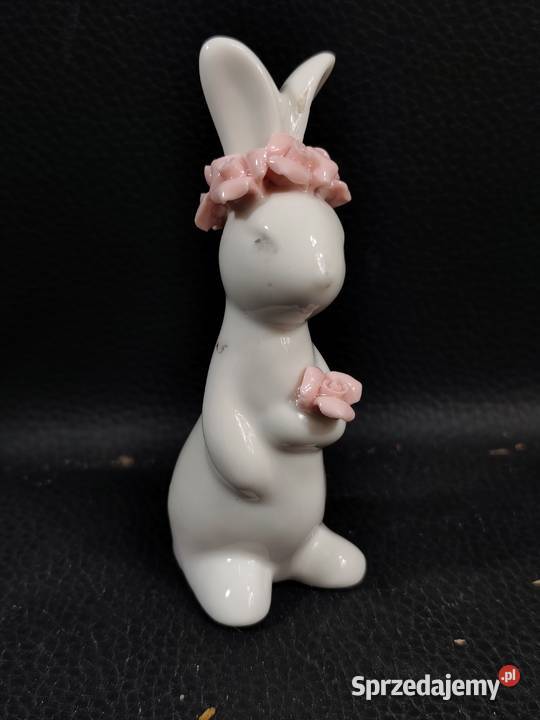 Porcelanowa figurka zajączka Poddębice
