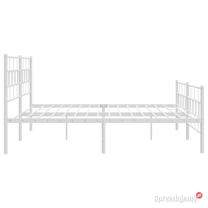 Metalowa rama łóżka z wezgłowiem i zanóżkiem sprzedam