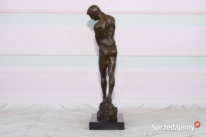 Nowoczesna Figura Akt Nagiego Mężczyzny Styl