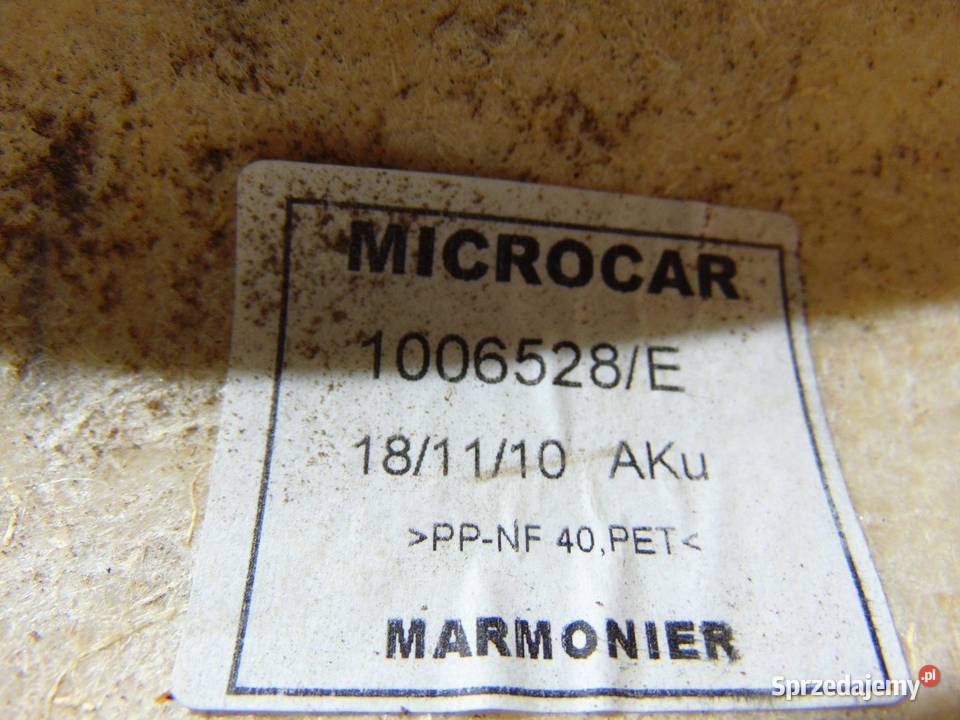 OSŁONA SŁUPKA A PRAWA MICROCAR MGO 1006528E sprzedam