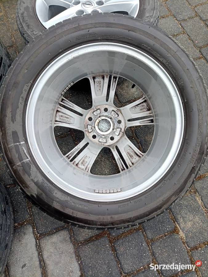 4 opony z felgami alu 22555R17 z czujnikami Samochodowe Kościelisko sprzedam