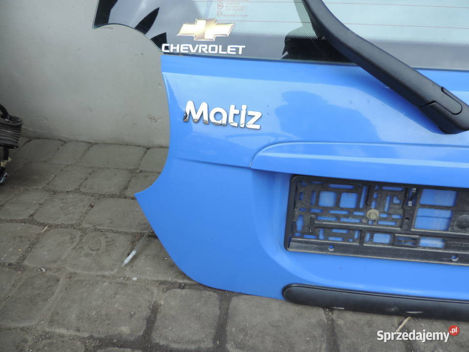 KLAPA BAGAŻNIKA TYŁ CHEVROLET MATIZ II 19U małopolskie Nowy Sącz
