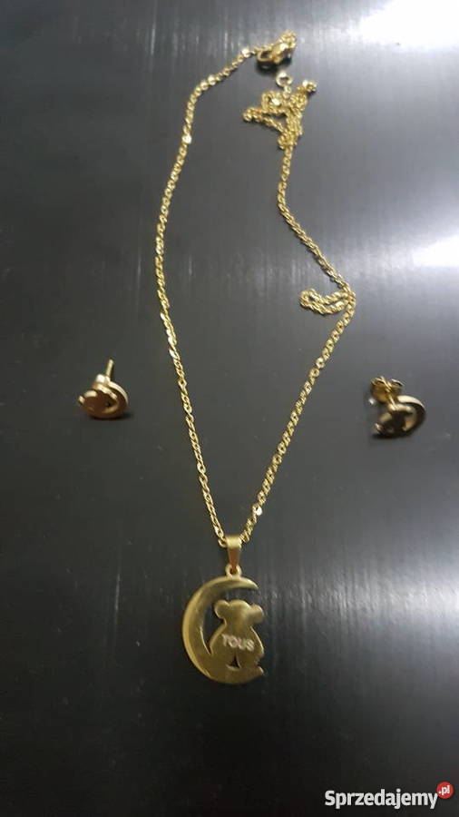Nowy Naszyjnik Łańcuszek Tous Misio Kolczyki Poznań