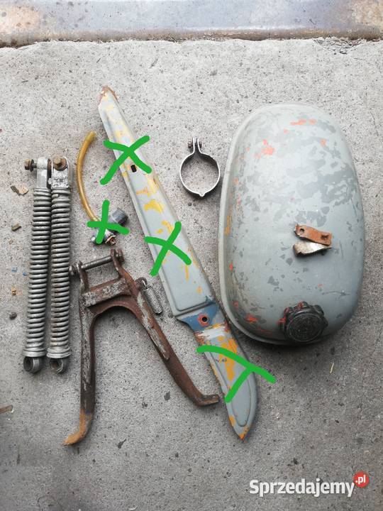 WSK wfm SHL Komar jawa mz Simson części zestaw Dąbie sprzedam