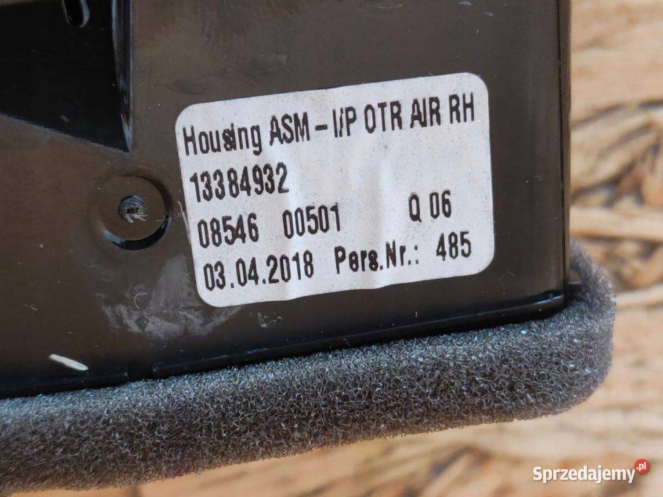 Kratka Nawiewu Prawa Opel Corsa E 13384932 Pleszew