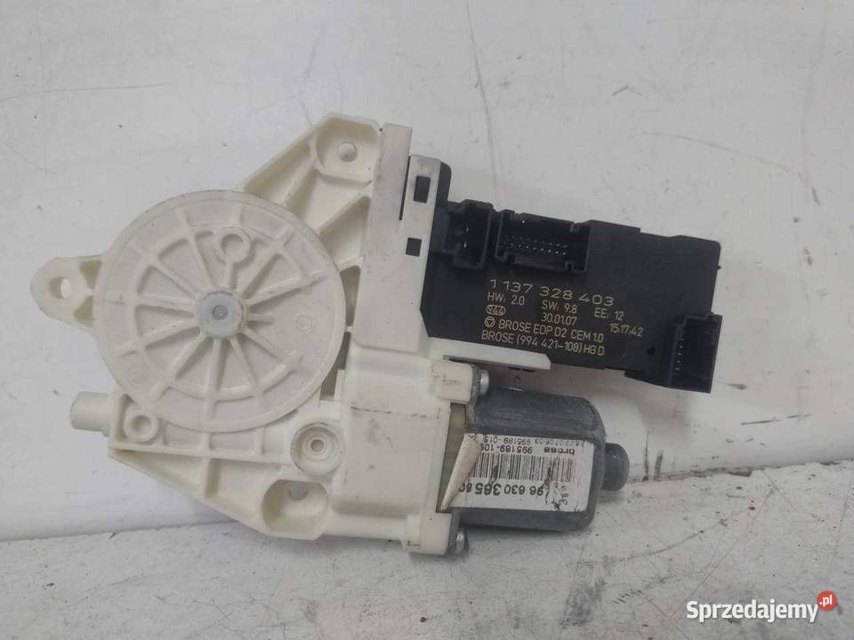 SILNICZEK OPUSZCZANIA SZYBY PRAWY TYŁ PEUGEOT Wyposażenie elektryczne