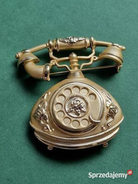 BROSZKA W STYLU ART DECO ATARY TELEFON Częstochowa