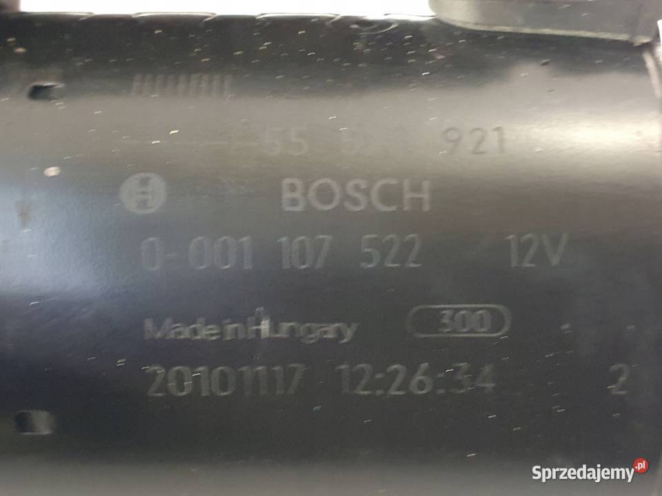ROZRUSZNIK Opel Meriva B 14 16V bosch 0001107522 Chełm sprzedam