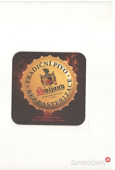 Svijany podstawka do piwa 15 Birofilistyka