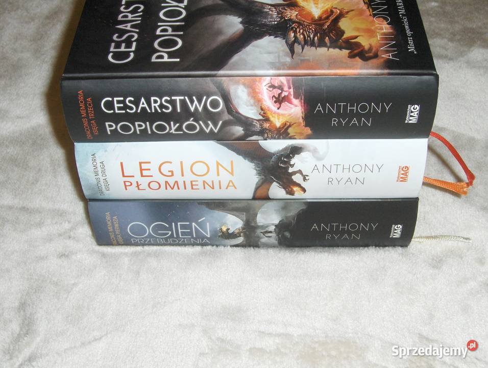Anthony Ryan Draconis Memoria Kpl 3 tomów Proza i poezja Łódź