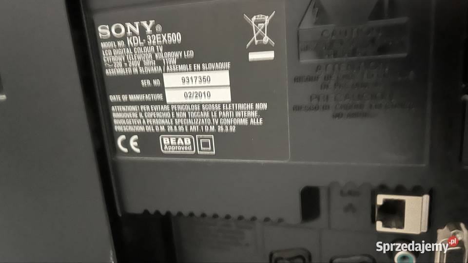 Telewizor Sony Bravia 32 32E500 Sony Kętrzyn