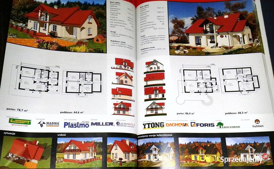 Dom projekt 100 projektów 04 2003 Rok wydania 2003 lubelskie Chełm sprzedam