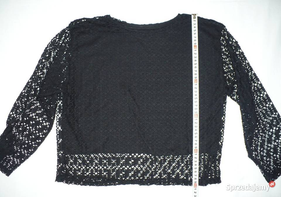 Bluzka z koronka bawełnianą r M Moda i Styl