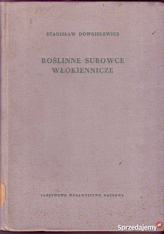 2052 ROŚLINNE SUROWCE WŁÓKIENNICZE STANISŁAW DOW małopolskie