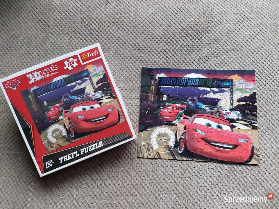 3D puzzle Cars 120 elementów 5 lat+ sprzedam