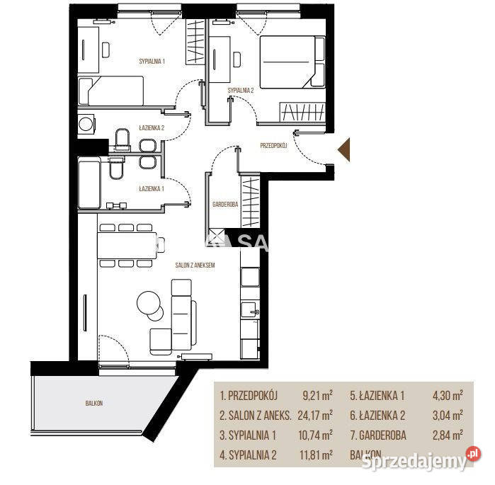 Mieszkanie 6611m2 2 pokojowe Kraków sprzedam