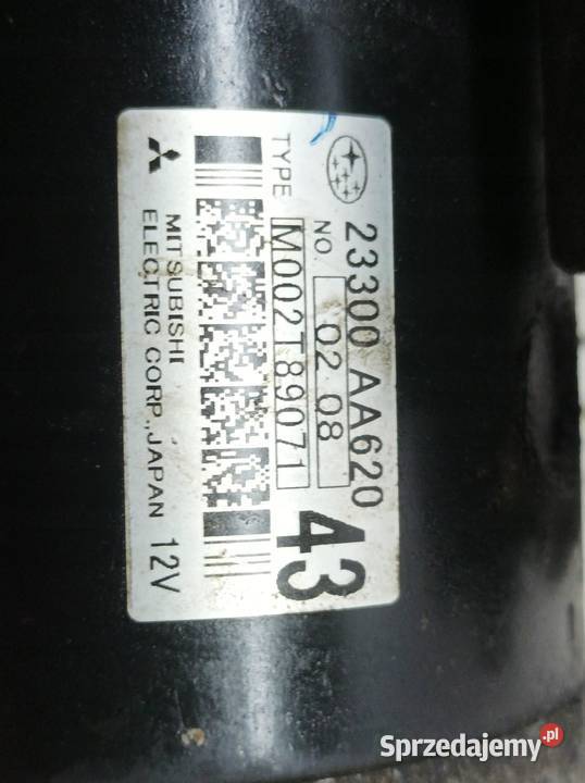 ROZRUSZNIK 23300AA620 20 D Subaru Legacy V