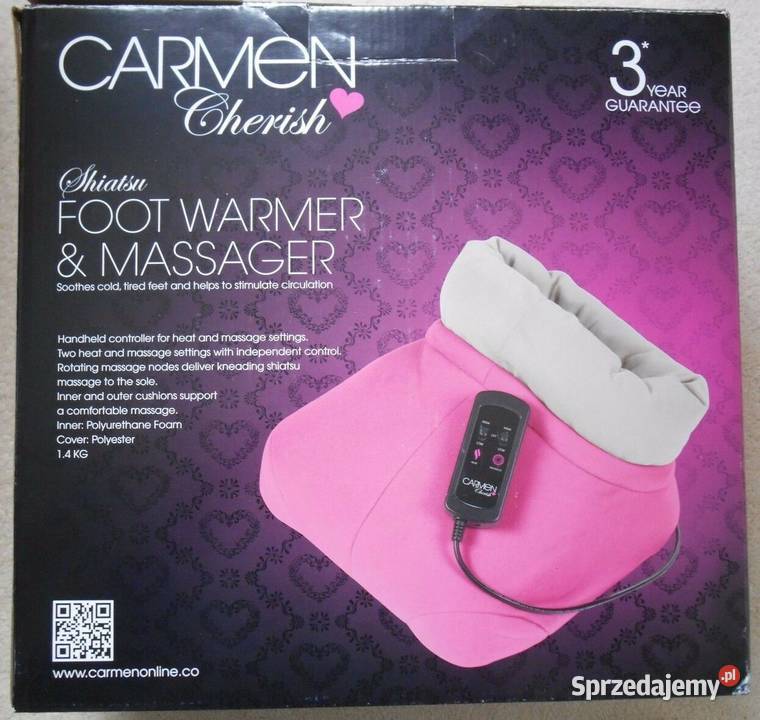CARMEN C84004 SHIATSU FOOT WARMER MASSAGER Warszawa
