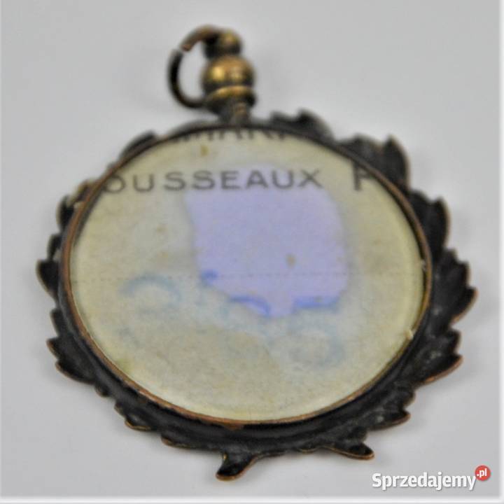 Wisiorek medalion wieniec laurowy z fotografią mazowieckie Warszawa