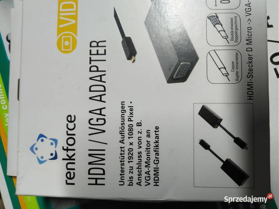 Adapter VGA HDMI firmy RENKFORCE Jarząbki sprzedam
