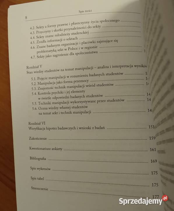 Fenomen sekt diagnoza stanu wiedzy studentów z Rok wydania 2007