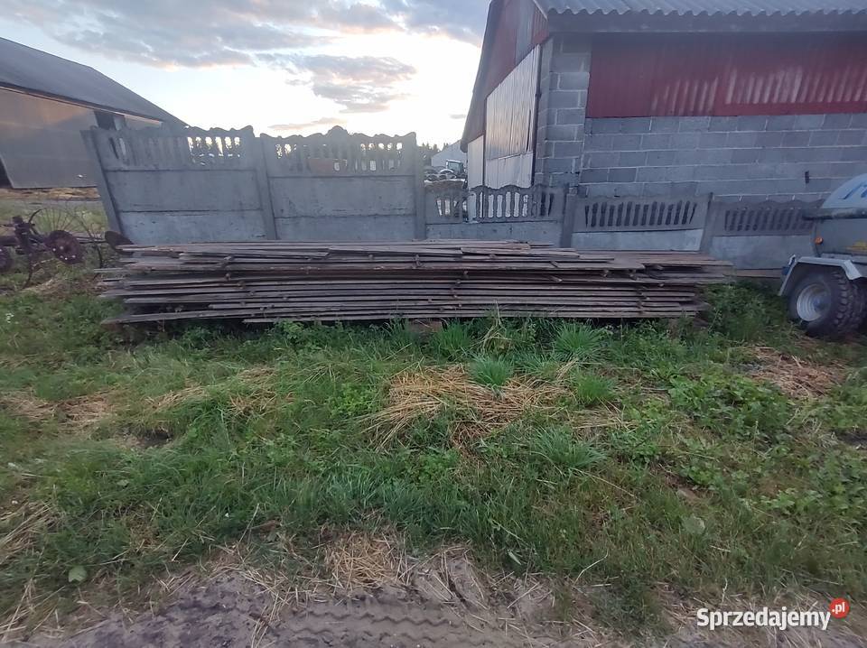 Sprzedam deski pozostałe z budowy
