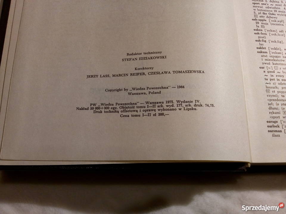 Jan Stanisławski Wielki Słownik AngielskoPolski Pozostałe Rogoźnik sprzedam