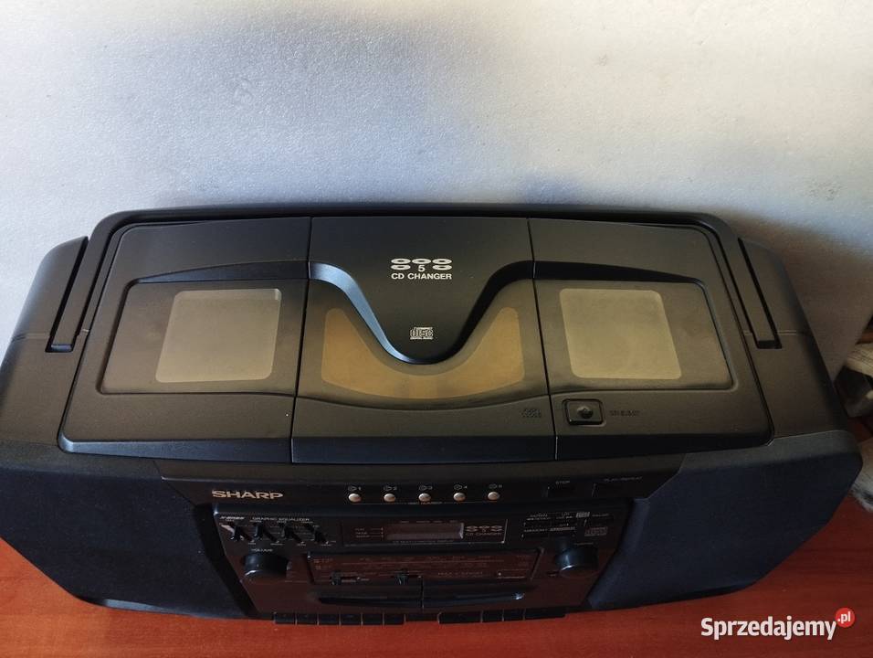 Radiomagnetofon Sharp WQCH800 H Góra
