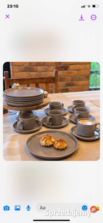 139 Zestaw kawowyśniadaniowy 18 elementów Zabrze