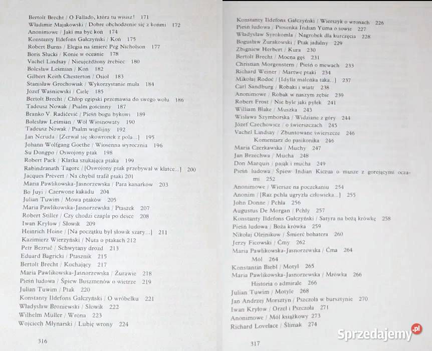 Strofy o zwierzętach Robert Stiller Chełm