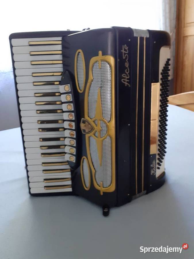 Akordeon włoski 120 b cztery chóry Alceste Łódź sprzedam