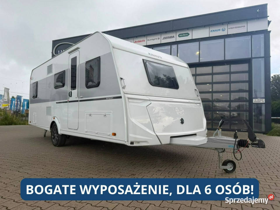 przyczepy kempingowe Knaus Sport 580 QS Bogato Janki sprzedam