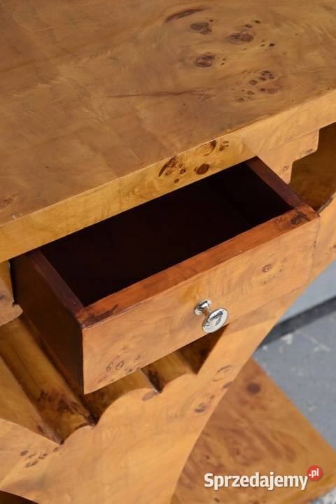 Drewniana Konsola Szafka Styl Art Deco Szafa Kraków