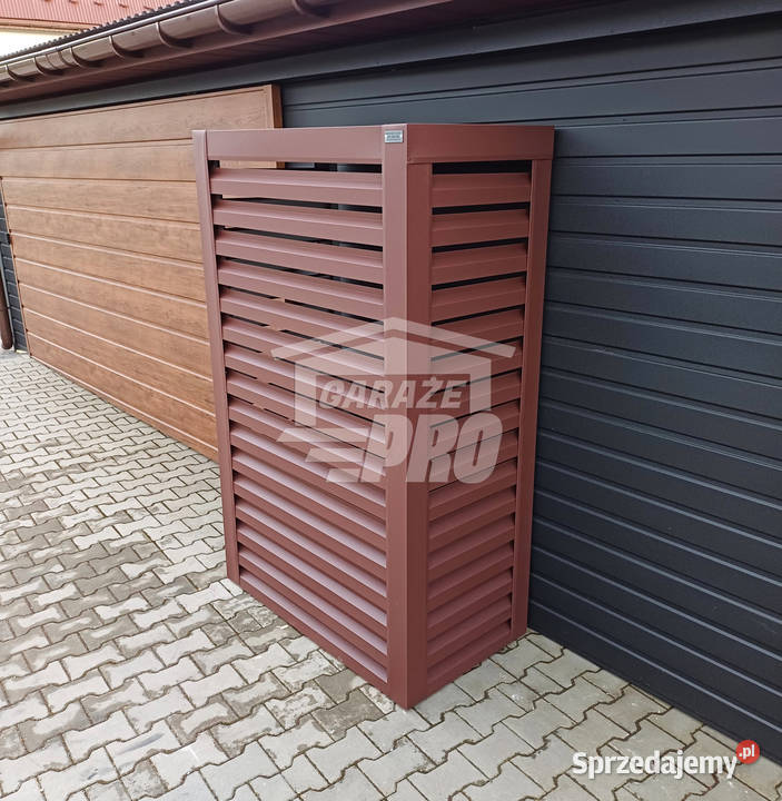 Osłona pompy ciepła 80x40x190 ciemny brąz GP318 Opole sprzedam