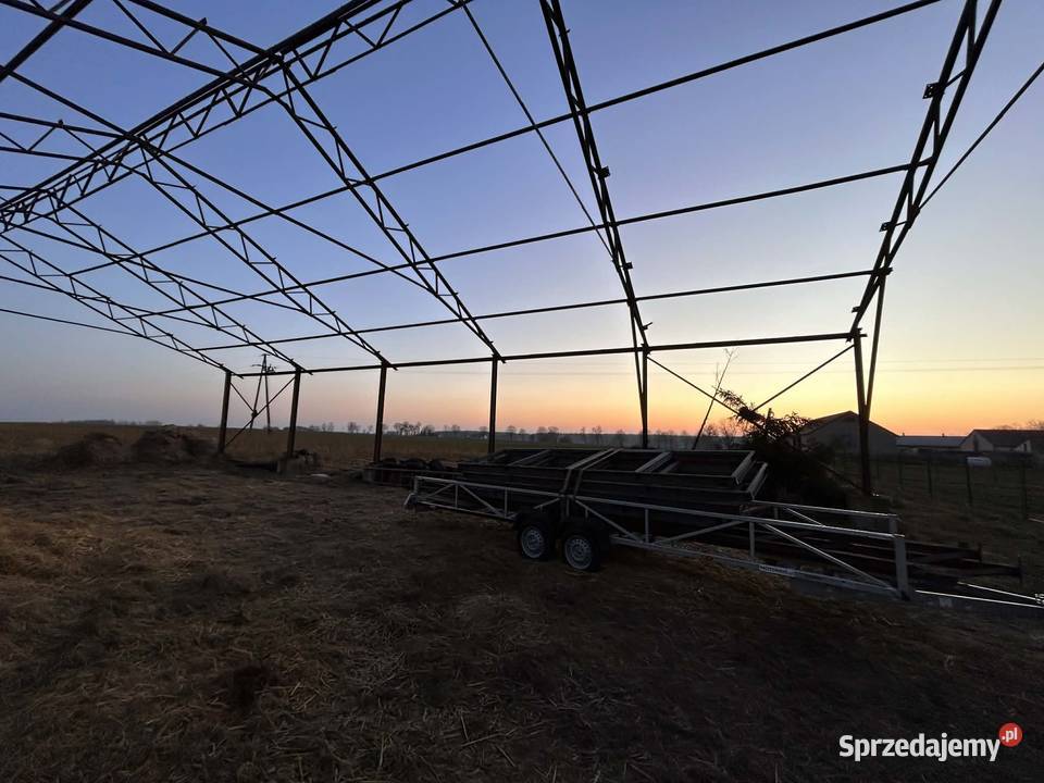 HALA wiata konstrukcja blacha trapez dach 135x25 Kutno