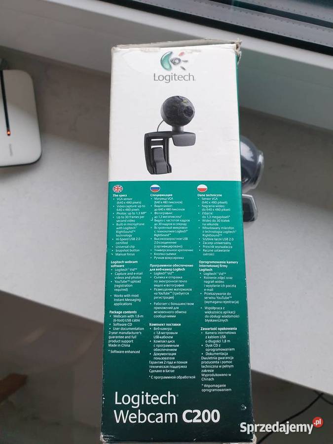Kamerka Internetowa Logitech Webcam C200 Staszów
