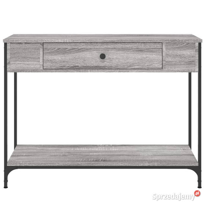 Stolik konsolowy szary dąb sonoma 100x345x75 Warszawa