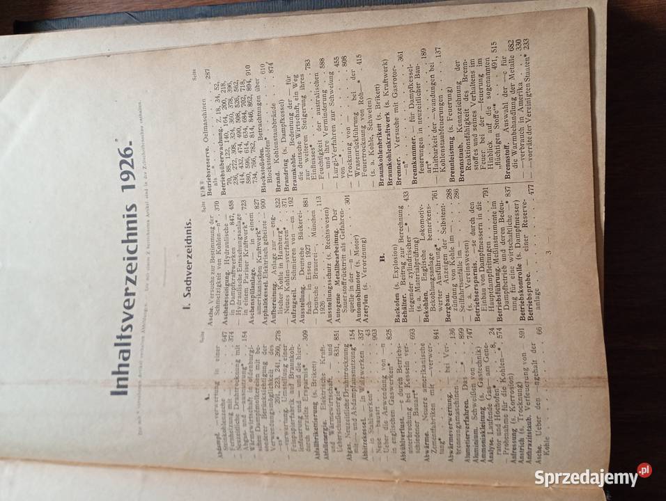 Niemiecki poradnik techniczny z 1926r śląskie Rybnik