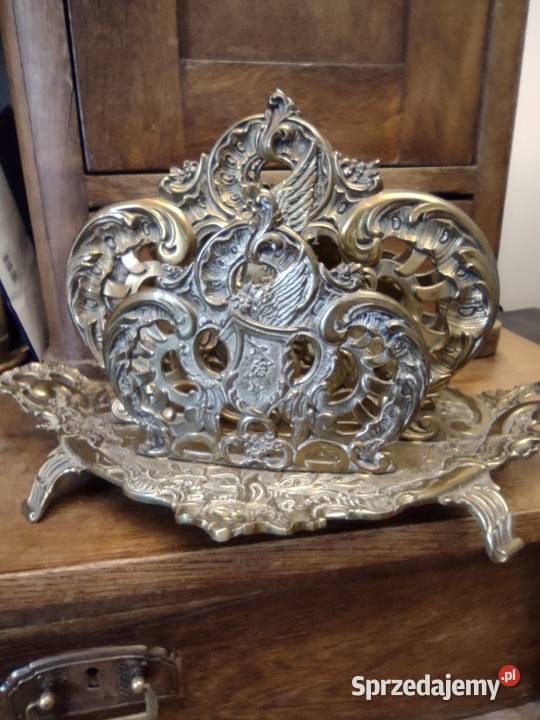 Mosiądz Stary Duży Listowniki Francja Depose Gniezno sprzedam