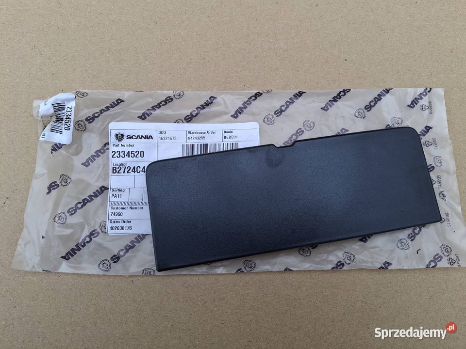 SCANIA R S ZAŚLEPKA RAMKI OSŁONY REFLEKTORA NOWY ciężarowe lubuskie Bieleń