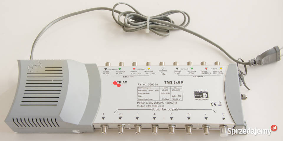 Multiswitch 98 Triax TMS 9x8 P śląskie Częstochowa