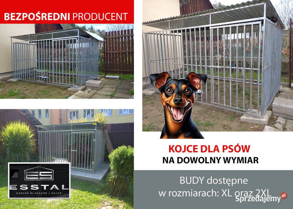 Mały Kojec Psa KOJCE Psów Klatka Box Zadaszenie Pozostałe podlaskie Sokółka