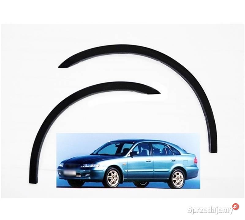 Mazda 626 nakładki na błotnik czarny mat 4 Części samochodowe wielkopolskie Ostrów Wielkopolski