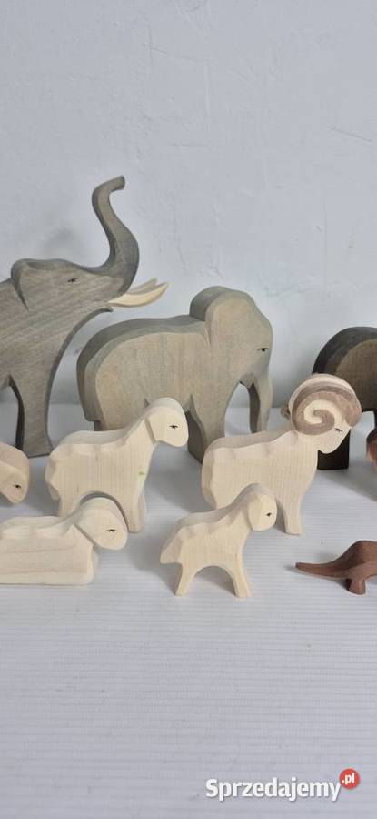 Wielki Zestaw Drewnianych Figurek OSTHEIMER 23